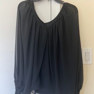 NWT vince  cumuto bubble blouse